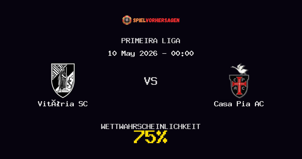 Vitória SC vs Casa Pia AC Spielvorhersage - Primeira Liga - Wett-Tipps