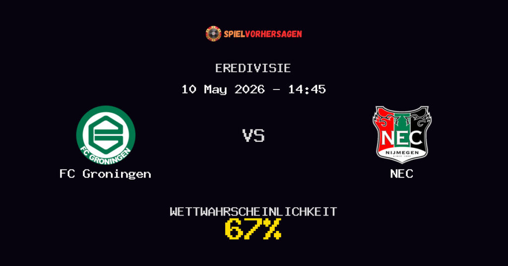 FC Groningen vs NEC Spielvorhersage - Eredivisie - Wett-Tipps