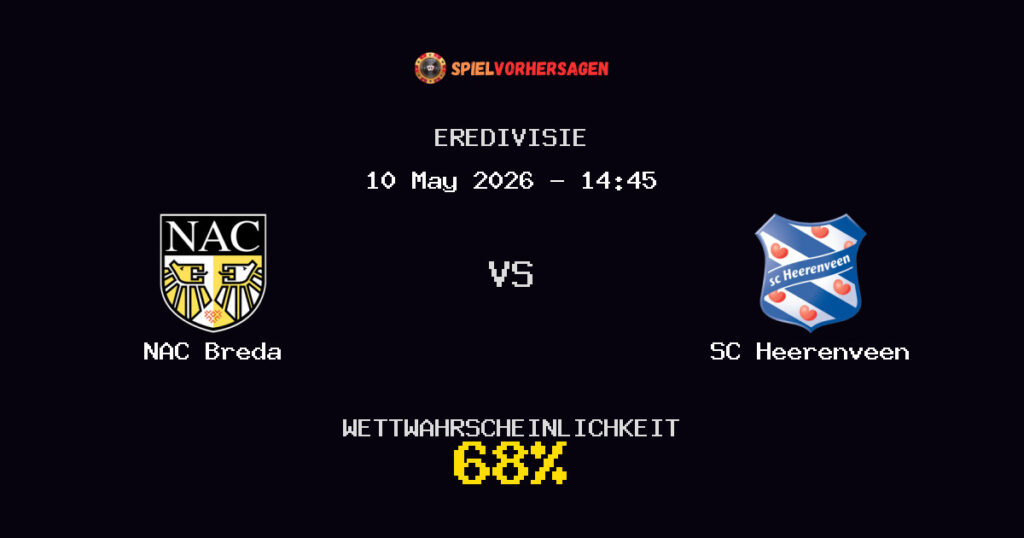 NAC Breda vs SC Heerenveen Spielvorhersage - Eredivisie - Wett-Tipps