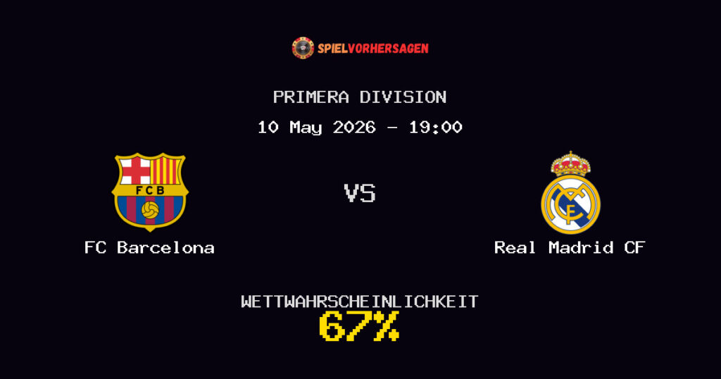 FC Barcelona vs Real Madrid CF Spielvorhersage - Primera Division - Wett-Tipps