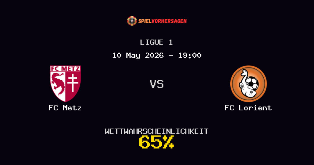 FC Metz vs FC Lorient Spielvorhersage - Ligue 1 - Wett-Tipps
