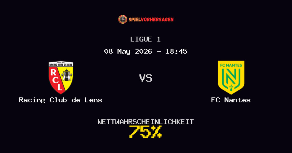 Racing Club de Lens vs FC Nantes Spielvorhersage - Ligue 1 - Wett-Tipps