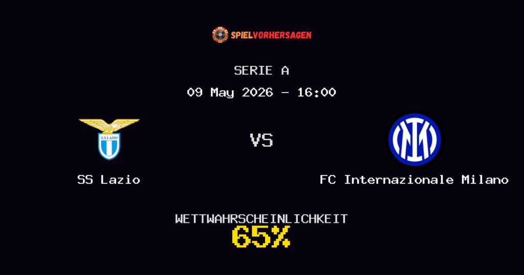 SS Lazio vs FC Internazionale Milano Spielvorhersage - Serie A - Wett-Tipps