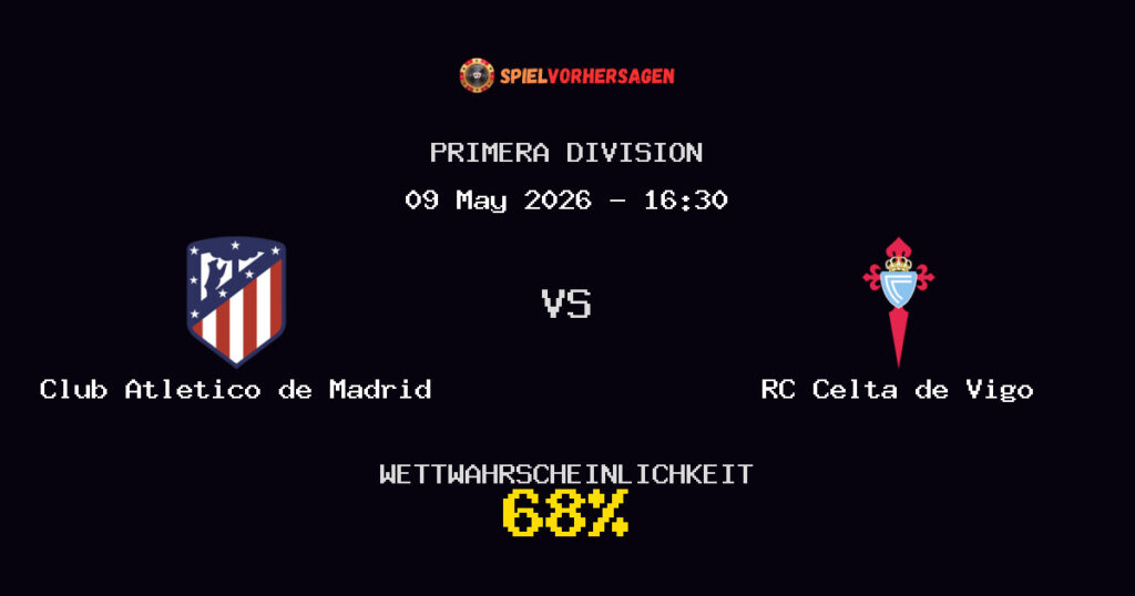 Club Atletico de Madrid vs RC Celta de Vigo Spielvorhersage - Primera Division - Wett-Tipps