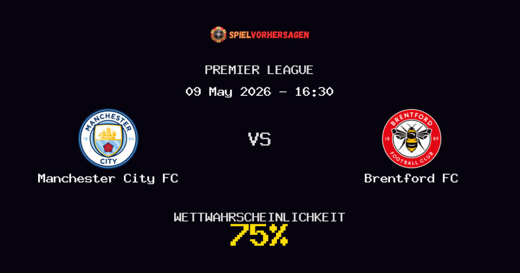 Manchester City FC vs Brentford FC Spielvorhersage - Premier League - Wett-Tipps