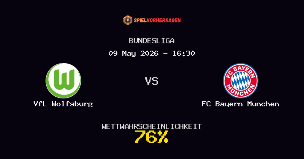 VfL Wolfsburg vs FC Bayern Munchen Spielvorhersage - Bundesliga - Wett-Tipps