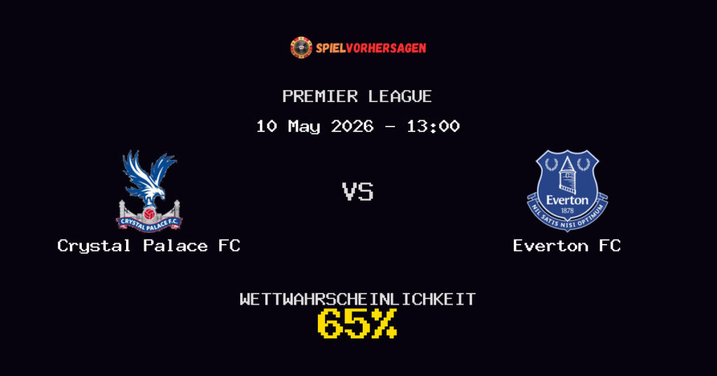 Crystal Palace FC vs Everton FC Spielvorhersage - Premier League - Wett-Tipps