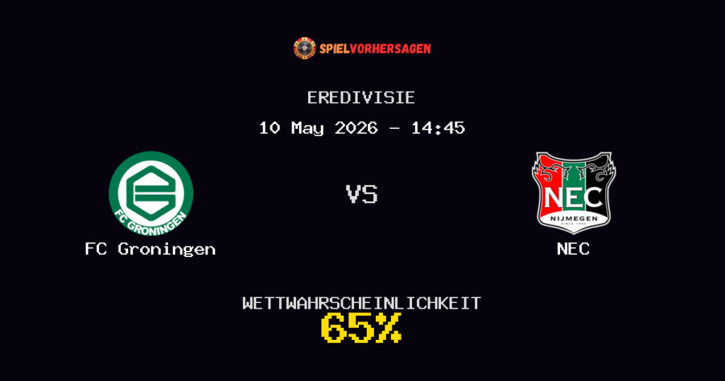 FC Groningen vs NEC Spielvorhersage - Eredivisie - Wett-Tipps