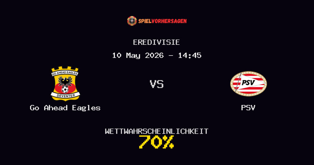 Go Ahead Eagles vs PSV Spielvorhersage - Eredivisie - Wett-Tipps
