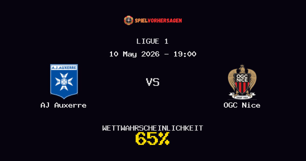 AJ Auxerre vs OGC Nice Spielvorhersage - Ligue 1 - Wett-Tipps