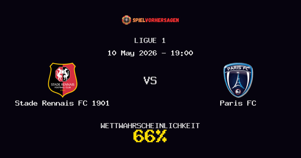 Stade Rennais FC 1901 vs Paris FC Spielvorhersage - Ligue 1 - Wett-Tipps