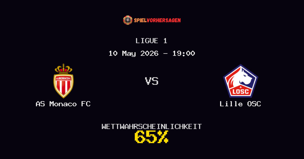 AS Monaco FC vs Lille OSC Spielvorhersage - Ligue 1 - Wett-Tipps