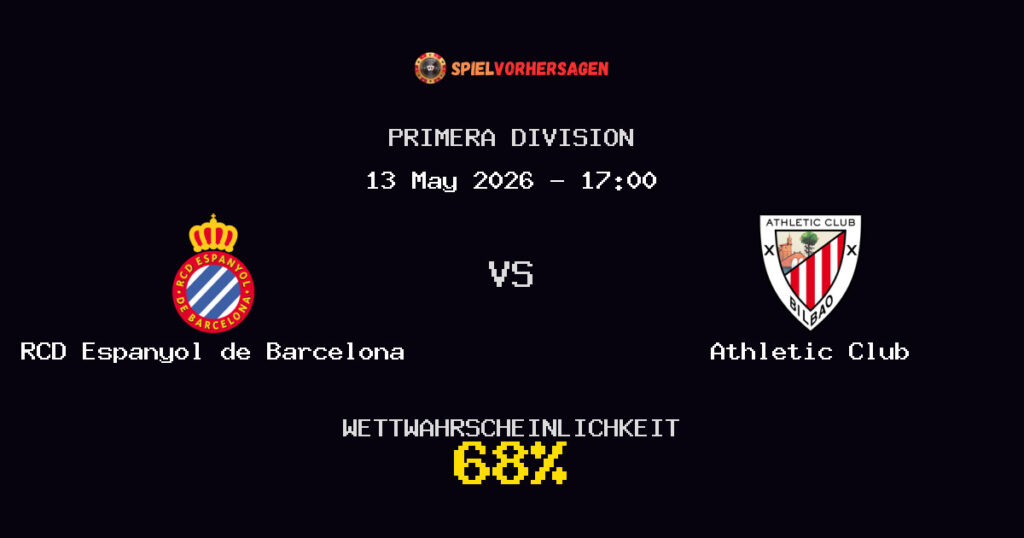 RCD Espanyol de Barcelona vs Athletic Club Spielvorhersage - Primera Division - Wett-Tipps