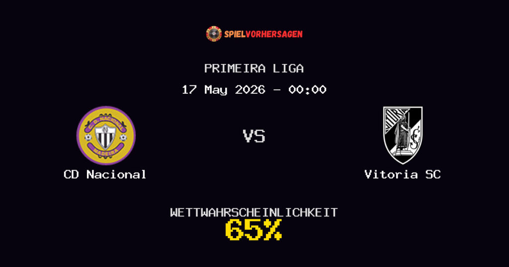 CD Nacional vs Vitoria SC Spielvorhersage - Primeira Liga - Wett-Tipps