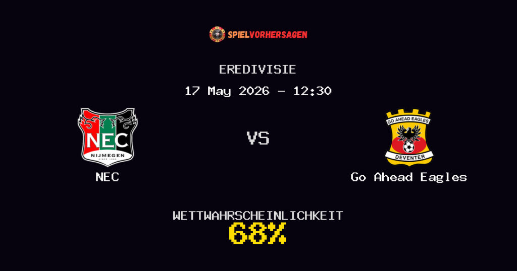 NEC vs Go Ahead Eagles Spielvorhersage - Eredivisie - Wett-Tipps