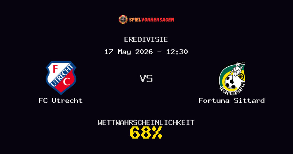 FC Utrecht vs Fortuna Sittard Spielvorhersage - Eredivisie - Wett-Tipps