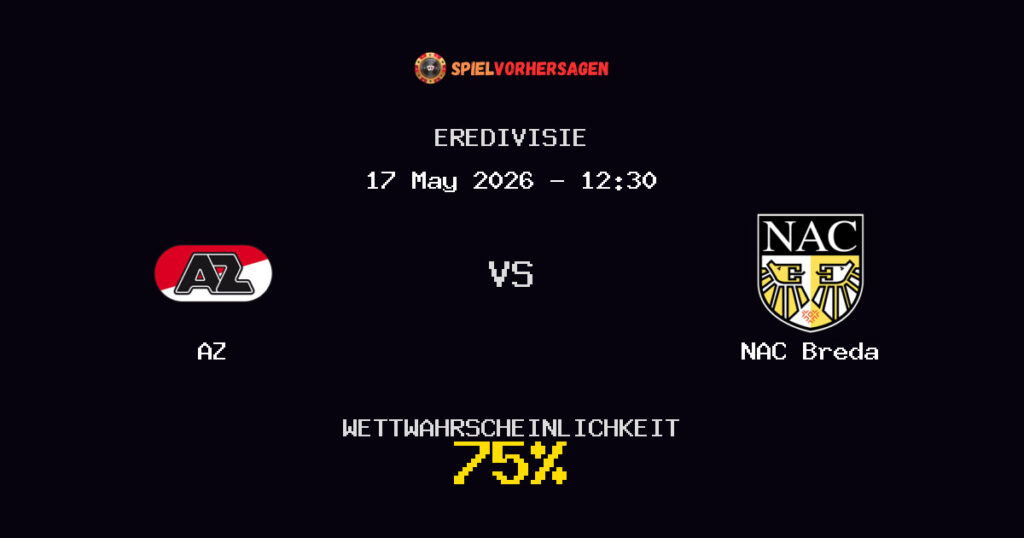AZ vs NAC Breda Spielvorhersage - Eredivisie - Wett-Tipps