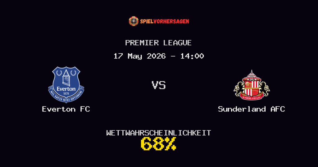 Everton FC vs Sunderland AFC Spielvorhersage - Premier League - Wett-Tipps