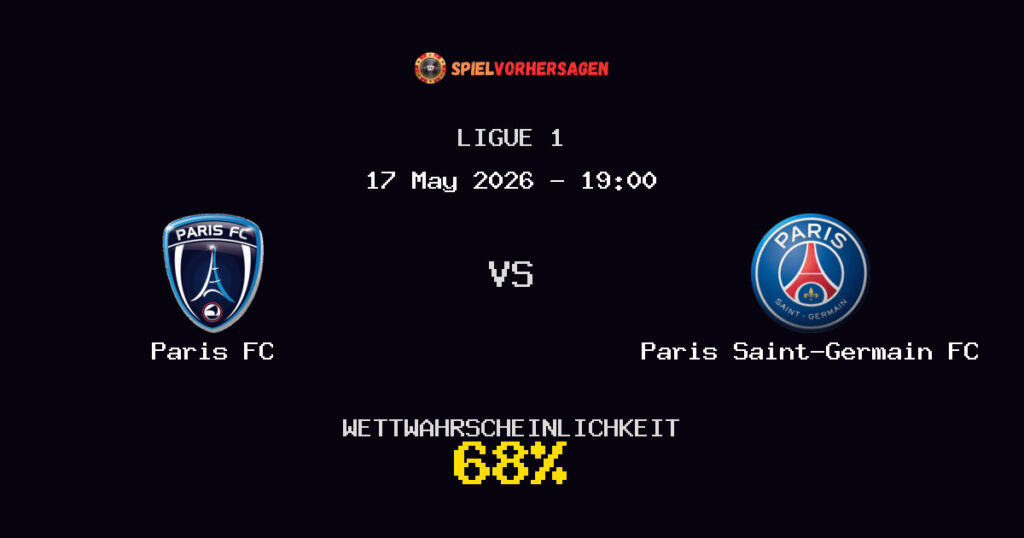 Paris FC vs Paris Saint-Germain FC Spielvorhersage - Ligue 1 - Wett-Tipps