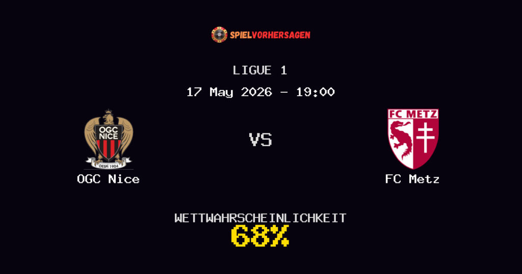 OGC Nice vs FC Metz Spielvorhersage - Ligue 1 - Wett-Tipps