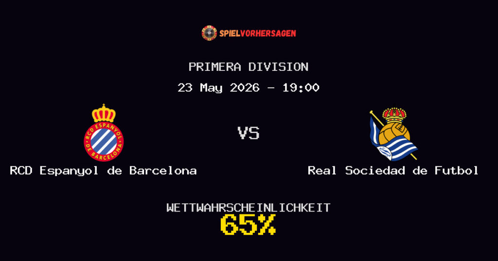 RCD Espanyol de Barcelona vs Real Sociedad de Futbol Spielvorhersage - Primera Division - Wett-Tipps