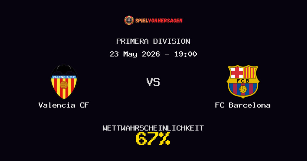 Valencia CF vs FC Barcelona Spielvorhersage - Primera Division - Wett-Tipps