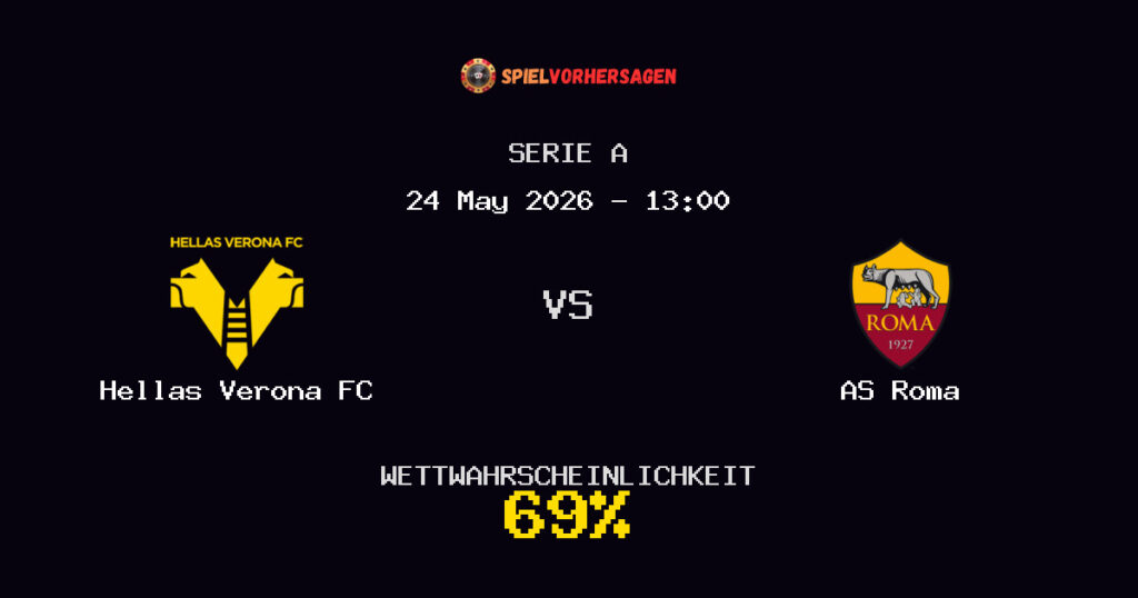 Hellas Verona FC vs AS Roma Spielvorhersage - Serie A - Wett-Tipps