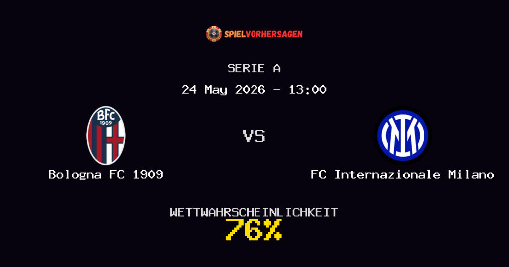 Bologna FC 1909 vs FC Internazionale Milano Spielvorhersage - Serie A - Wett-Tipps