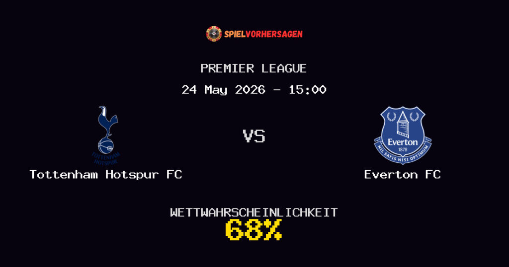 Tottenham Hotspur FC vs Everton FC Spielvorhersage - Premier League - Wett-Tipps