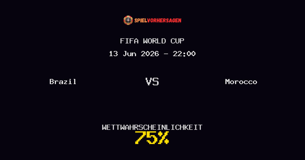 Brazil vs Morocco Spielvorhersage - FIFA World Cup - Wett-Tipps
