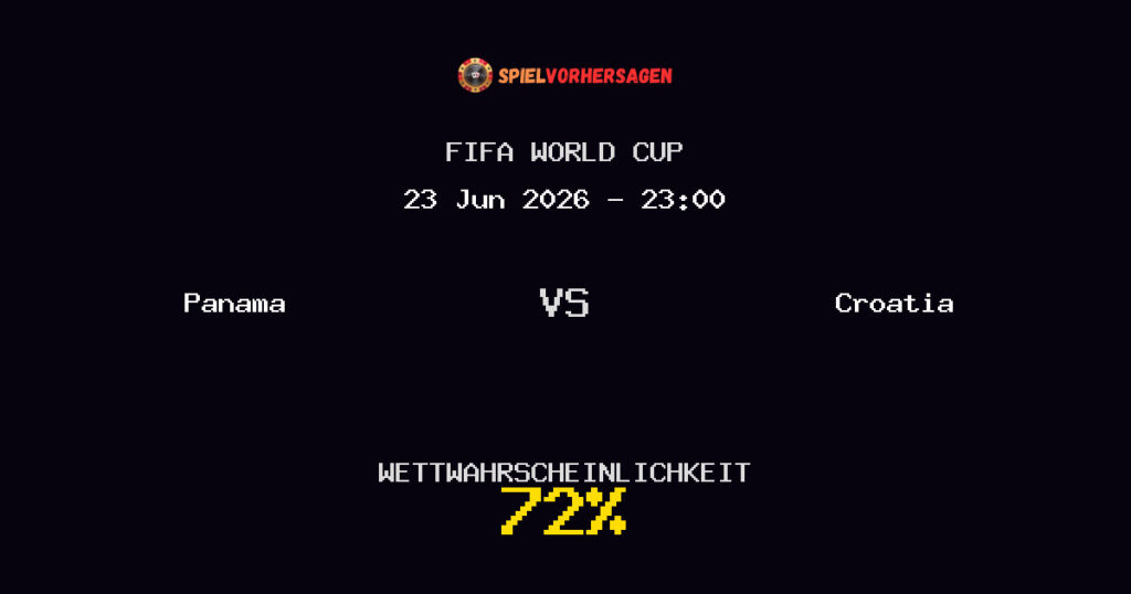 Panama vs Croatia Spielvorhersage - FIFA World Cup - Wett-Tipps