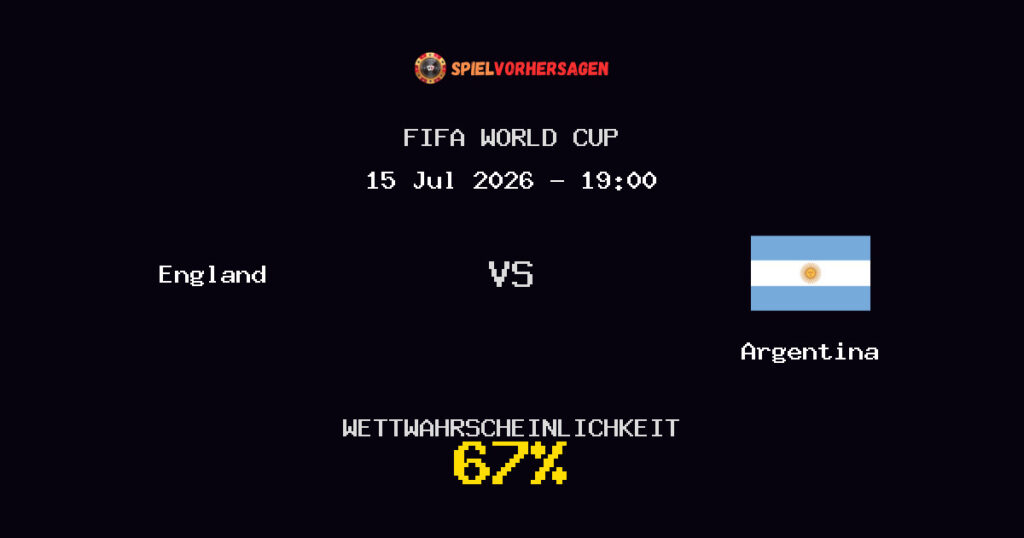 England vs Argentina Spielvorhersage - FIFA World Cup - Wett-Tipps