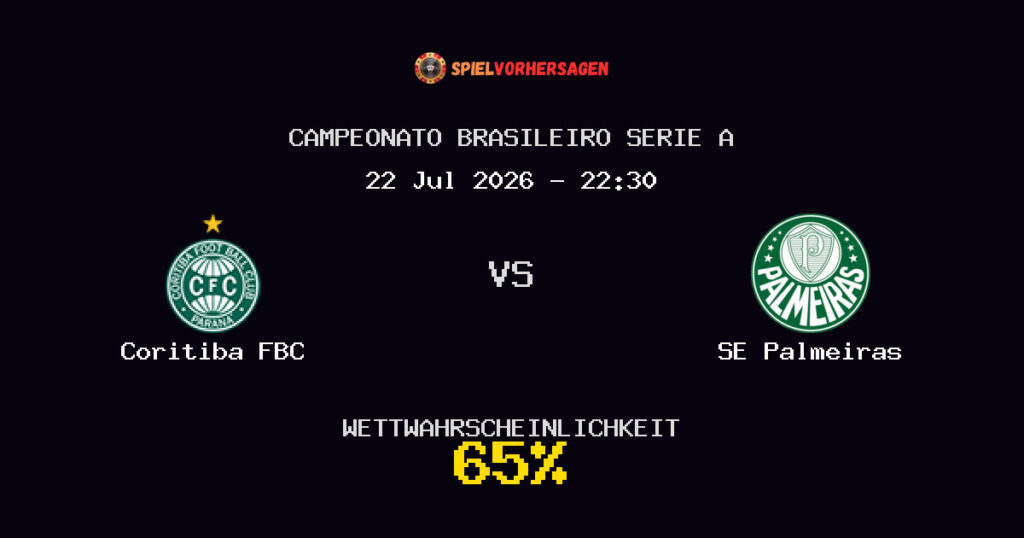 Coritiba FBC vs SE Palmeiras Spielvorhersage - Campeonato Brasileiro Serie A - Wett-Tipps