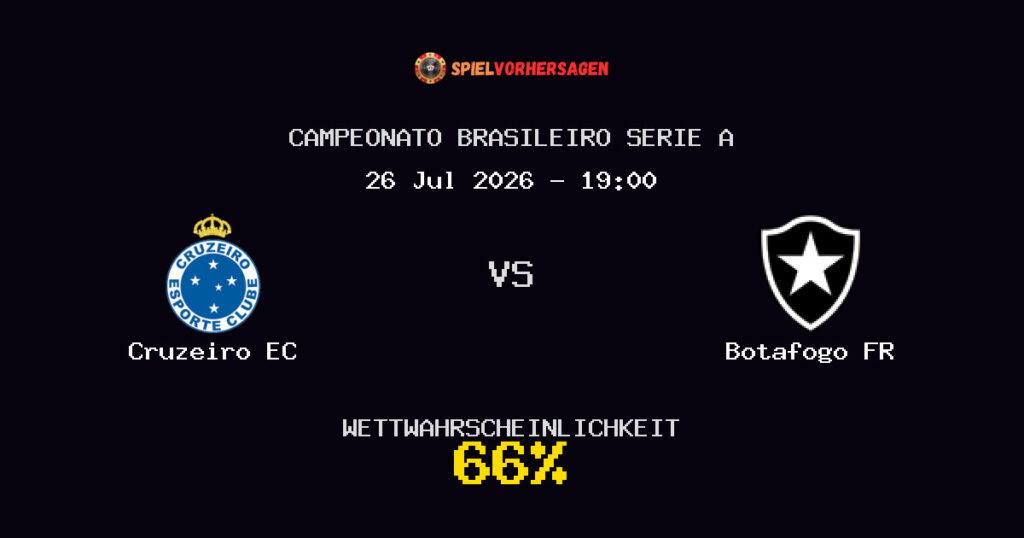 Cruzeiro EC vs Botafogo FR Spielvorhersage - Campeonato Brasileiro Serie A - Wett-Tipps