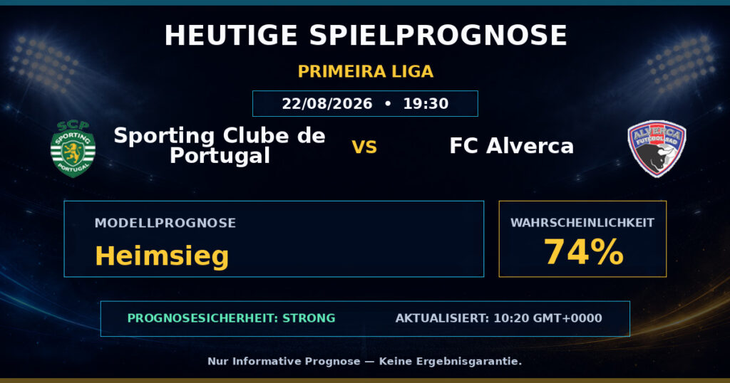 Sporting Clube de Portugal vs FC Alverca match prediction - Primeira Liga