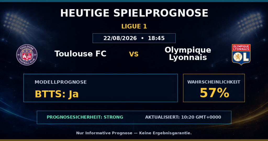 Toulouse FC vs Olympique Lyonnais match prediction - Ligue 1