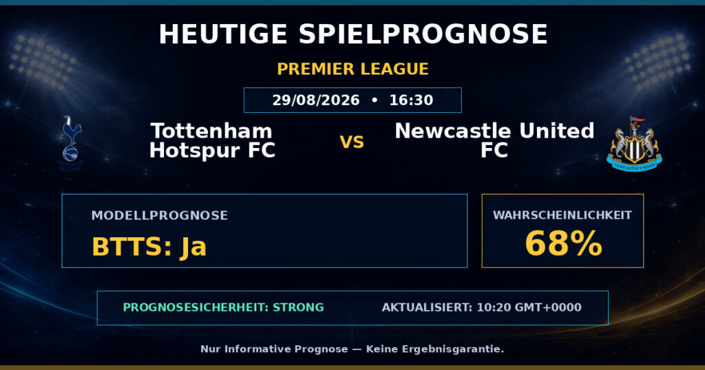 Tottenham Hotspur FC vs Newcastle United FC match prediction - Premier League