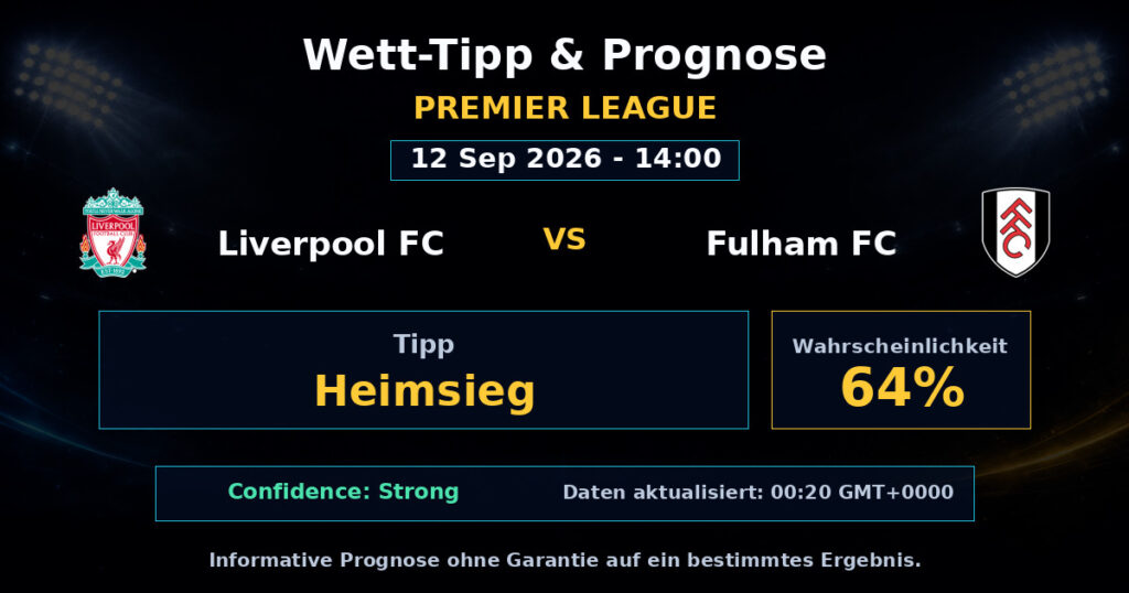 Liverpool FC vs Fulham FC Match Prediction - Premier League - Betting Analysis