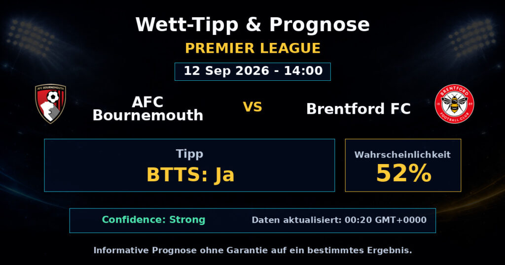 AFC Bournemouth vs Brentford FC Match Prediction - Premier League - Betting Analysis