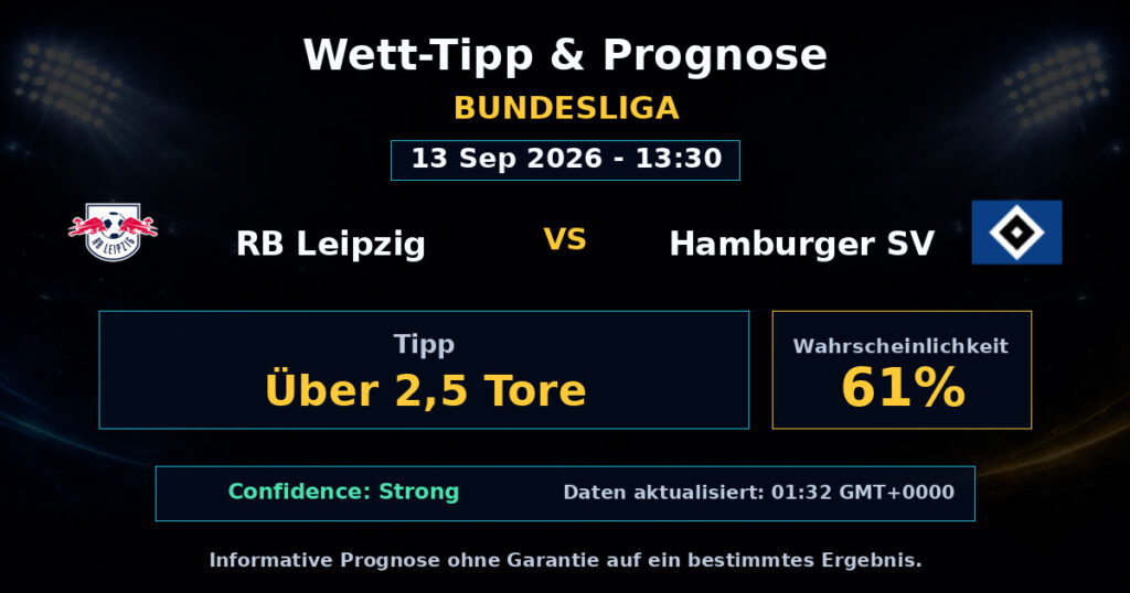 RB Leipzig vs Hamburger SV Match Prediction - Bundesliga - Betting Analysis
