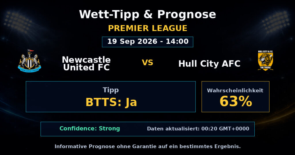 Newcastle United FC vs Hull City AFC Match Prediction - Premier League - Betting Analysis