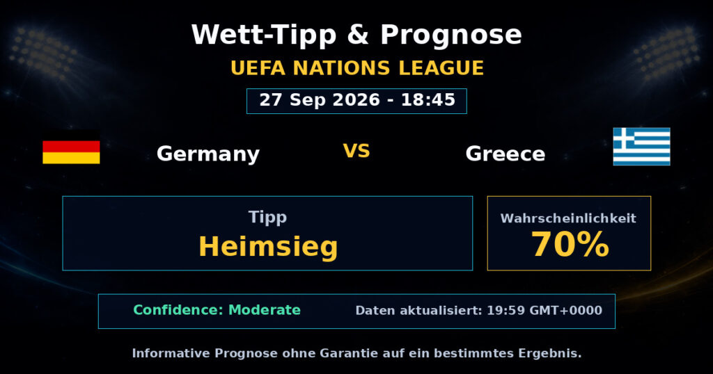 Germany vs Greece Match Prediction - UEFA Nations League - Betting Analysis