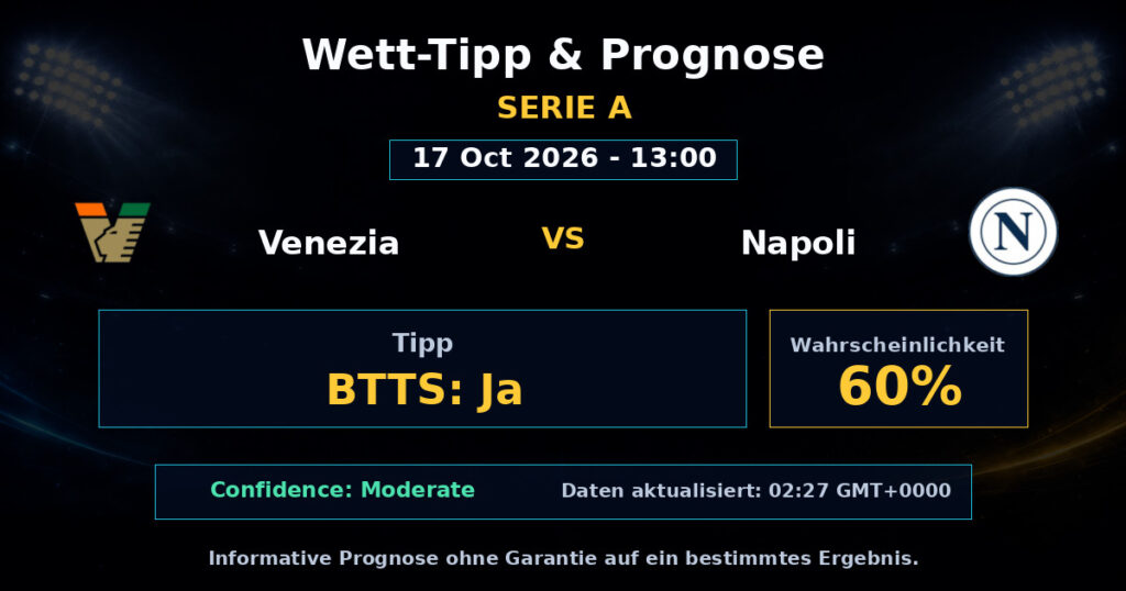 Venezia vs Napoli Spielprognose – Serie A – Wettanalyse