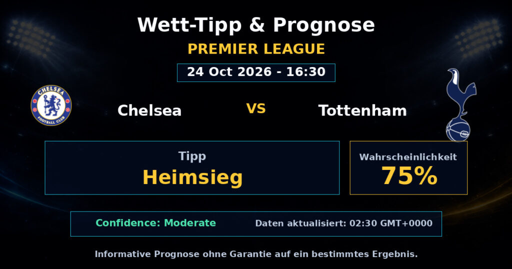 Chelsea vs Tottenham Spielprognose – Premier League – Wettanalyse