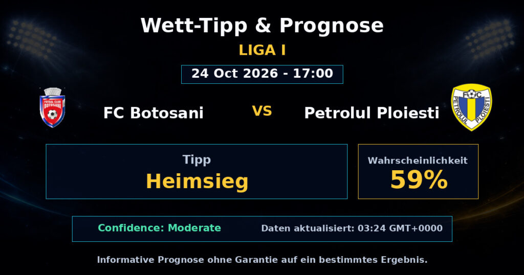 FC Botosani vs Petrolul Ploiesti Spielprognose – Liga I – Wettanalyse